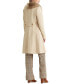 Фото #2 товара Women's Faux-Fur-Collar Coat