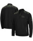 ფოტო #1 პროდუქტის Men's Black Pitt Panthers OHT Military-Inspired Appreciation Commo Fleece Quarter-Zip Jacket