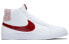 Фото #3 товара Nike Blazer Mid Red 高帮 板鞋 男女同款 红白 / Кроссовки Nike Blazer Mid CJ6983-101