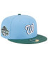 Фото #1 товара Men's Sky Blue, Cilantro Washington Nationals 2018 MLB All-Star Game 59FIFTY Fitted Hat