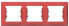 Schneider Electric Ramka potrójna czerwona pozioma (SDN5800541)