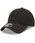 Фото #1 товара Men's Cleveland Guardians Black On Black Core Classic 2.0 9TWENTY Adjustable Hat