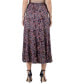 Фото #2 товара Women's Abstract Floral A-Line Maxi Skirt