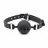 Фото #2 товара Silicone Breathable Ball Gag Adjustable 4 cm Size S Black