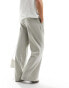 Фото #2 товара COLLUSION relaxed tailored trouser in stone