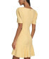 ფოტო #2 პროდუქტის Women's Jacquard Puff-Sleeve A-Line Dress