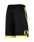 Фото #4 товара Men's Black Oregon Ducks Logo Replica Performance Basketball Shorts