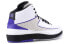Фото #5 товара Jordan Air Jordan 2 Retro Dark Concord 中帮 复古篮球鞋 男款 白紫色 / Кроссовки Jordan Air Jordan 385475-153
