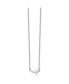 Фото #3 товара Chisel polished Sideways Cross on a 18 inch Cable Chain Necklace