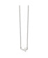 ფოტო #3 პროდუქტის Polished Sideways Cross on a 18 inch Cable Chain Necklace