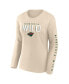 ფოტო #3 პროდუქტის Women's Green, Cream Minnesota Wild Long and Short Sleeve Two-Pack T-shirt Set