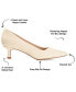 ფოტო #6 პროდუქტის Women's Celica Kitten Heel Pumps