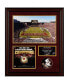 Фото #1 товара Florida State Seminoles Framed 20" x 24" 3-Time Football Champion Collage with Game-Used Football