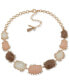 Gold-Tone Pavé & Stone 16" Statement Necklace