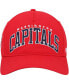 Фото #3 товара Men's Red Washington Capitals Block Arch Hitch Snapback Hat