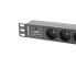 Lanberg PDU-03E-0200-IEC-BK - 1U - Horizontal - Black - 3 AC outlet(s) - Type E - C14 coupler