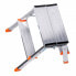 2-step folding ladder Krause 130020 Silver Aluminium