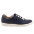 Фото #1 товара Trotters Adore T2117-425 Womens Blue Leather Lifestyle Sneakers Shoes 11