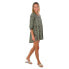 HURLEY Kamila A-Line Long Sleeve Short Dress