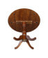 Фото #3 товара 42" Round Dual Drop Leaf Pedestal Table