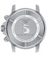 Фото #3 товара Часы Tissot men's Swiss Chronograph Seastar 1000Gray Textile Strap Watch 46mm