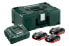 Фото #1 товара Metabo 685133000 - Battery & charger set - Lithium-Ion (Li-Ion) - 4 Ah - 18 V - Metabo - Black - Green - Red