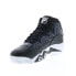 Фото #4 товара Fila MB Night Walk 1BM01747-013 Mens Black Leather Lifestyle Sneakers Shoes