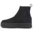 Фото #3 товара Puma Mayze Suede Platform Chelsea Womens Black Casual Boots 38282901