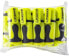 Фото #1 товара Edding Highlighters MINI 10pcs. yellow in pouches (7 / 10S / Z ED)