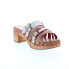 Фото #2 товара Bed Stu Adriana F399021 Womens Brown Leather Heeled Sandals Shoes 10