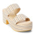 Фото #2 товара BEACH by Matisse Ocean Ave Platform Womens Beige, Brown, Off White Casual Sanda