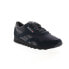 Reebok Classic Nylon Mens Black Suede Lace Up Lifestyle Sneakers Shoes