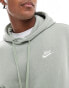 Nike Club Vignette hoodie in olive green