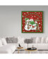 Фото #3 товара Jean Plout 'Christmas Songs Snowmen' Canvas Art - 18" x 18"