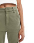 ASOS DESIGN Tall slim cargo with pockets in khaki 48 - фото #6