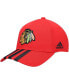 Фото #2 товара Men's Red Chicago Blackhawks Locker Room Three Stripe Adjustable Hat