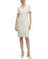 ფოტო #4 პროდუქტის Women's Stretch Fabric Slim-Fit Business Dress