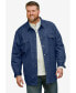 Big & Tall by KingSize Flannel-Lined Twill Shirt Jacket