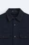 Фото #9 товара Куртка-рубашка ZARA Textured overshirt
