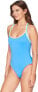 Фото #1 товара Polo Ralph Lauren Women's 172086 Solids Racerback One-Piece Swimsuit Size XS