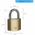 Key padlock Yale Rectangular Golden