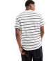 Фото #4 товара Levi's central baby tab logo stripe relaxed fit t-shirt in white