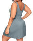 ფოტო #2 პროდუქტის Plus Size Baylee Knit Slip