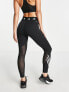 Фото #3 товара adidas Training Techfit 3 stripe leggings in black