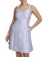 Women's V-Neck Jacquard A-Line Dress