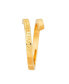 ფოტო #4 პროდუქტის Polished Diamond Cut Bypass Ring in 10K Yellow Gold