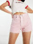 Фото #4 товара Levi's 501 original distressed shorts in pink