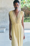 Фото #2 товара Платье с вышивкой и бусинами — zw collection ZARA