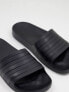 adidas Training Adilette sliders in black