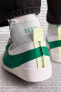 Фото #3 товара Blazer Mid 77 Jumbo Leather Hakiki Deri Günlük Bilekli Spor Ayakkabı Beyaz Yeşil